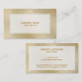 Leichte goldglänzende, glänzende Textur Visitenkarte