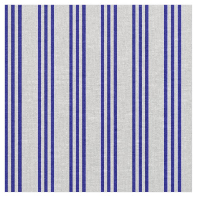 Leichte graue und blaue Streifen Stoff (Nahaufnahme)
