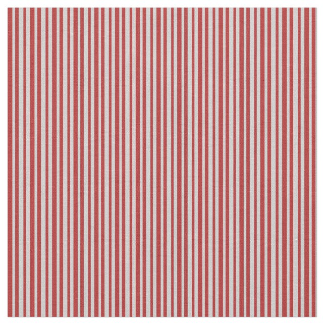 Leichte graue und rote Linien Stoff (Nahaufnahme)