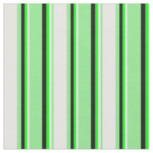Leichte, grüne Creme, Limone und schwarze Streifen Stoff