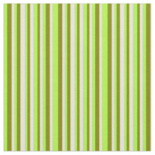 Leichte grüne, grüne und beigefarbene Linien Stoff