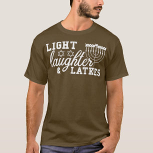 Leichte Lacher Latkes Chanukka Jüdisches Festival  T-Shirt
