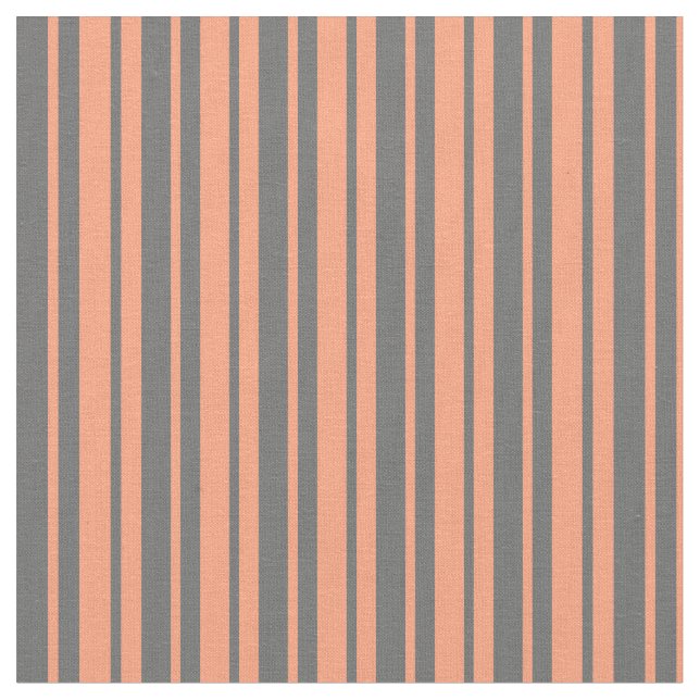 Leichte Lachs und Dim Gray Lines Stoff (Nahaufnahme)