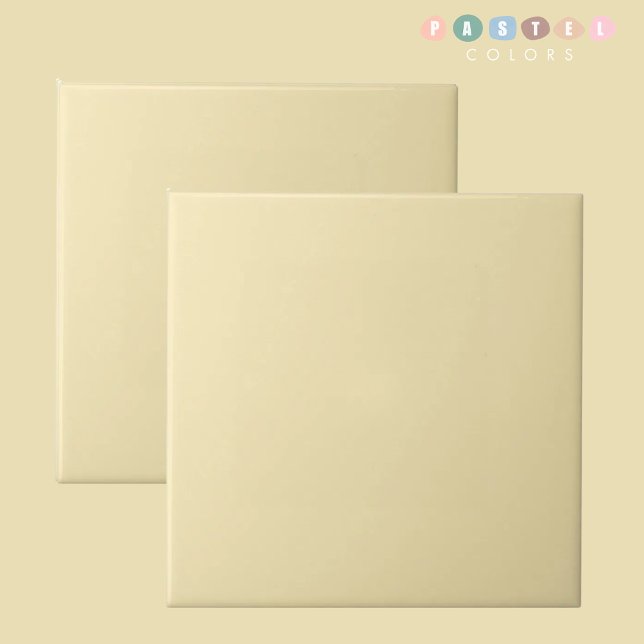 Leichte Lachs Weiche blasse Banane Gelbe Farbe Fliese (Light Salmon Soft Pale Banana Yellow Color Ceramic Tile)