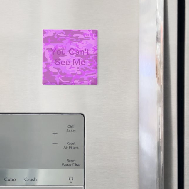 Leichte Lila Camouflage Magnet (In Situ (Kühlschrank))