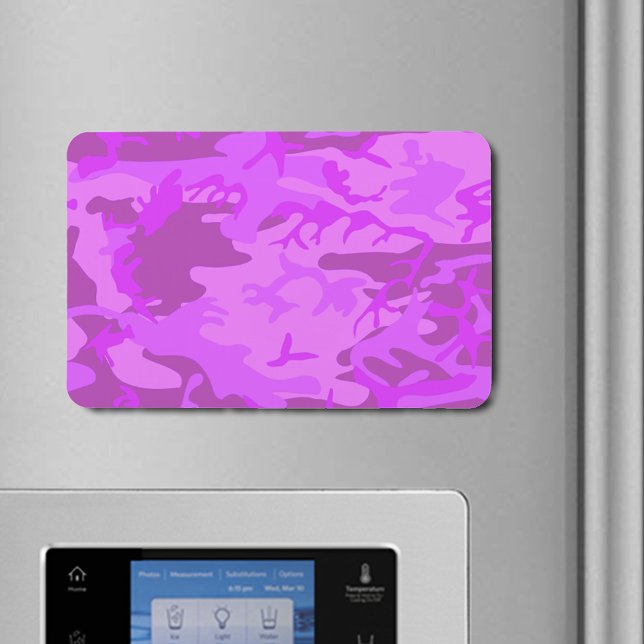Leichte Lila Camouflage Magnet (Light Purple Camouflage Flexible Magnet)