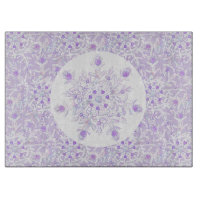 leichte lila Schneeflocke & glitzerndes Herz