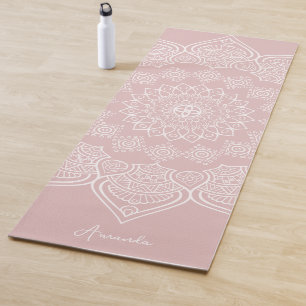Leichte Lotus Rose Mandala Custom Yoga Mat Yogamatte