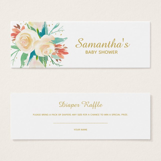 Leichte Pfirsichblütendusche Windelwanne (Vorne & Hinten)