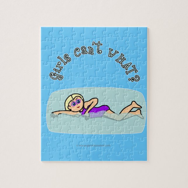 Leichte Schwimmerin (Vertikal)