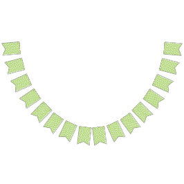 Leichte Shamrocks Weiß Wimpelkette