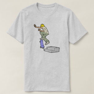 Leichte Skateboardtricks Skateboard Spaß T-Shirt