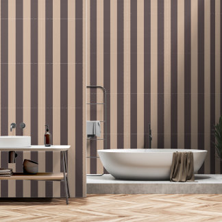 Leichte und dunkelbraune Streifen Tapete