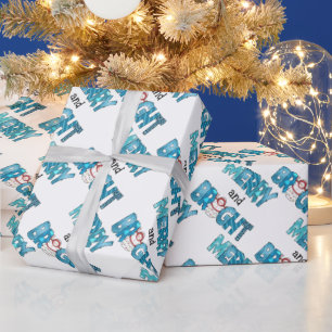 Leichte und helle Anpassung Geschenkpapier