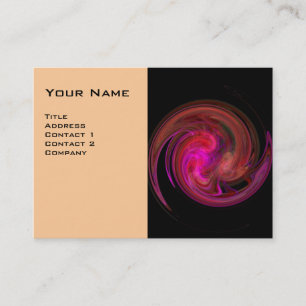 LEICHTE VORTEX, lebhaft schwarz, rosa, violett, ro Visitenkarte