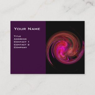 LEICHTE VORTEX, lebhaft schwarz, rosa, violett, ro Visitenkarte