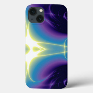 LEICHTE WELLEN Lila violette blaue Fraktale Case-Mate iPhone Hülle