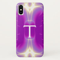 LEICHTE WELLEN MONOGRAM lila violett rosa