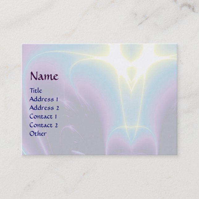 LEICHTE WELLEN VISITENKARTE (Vorderseite)