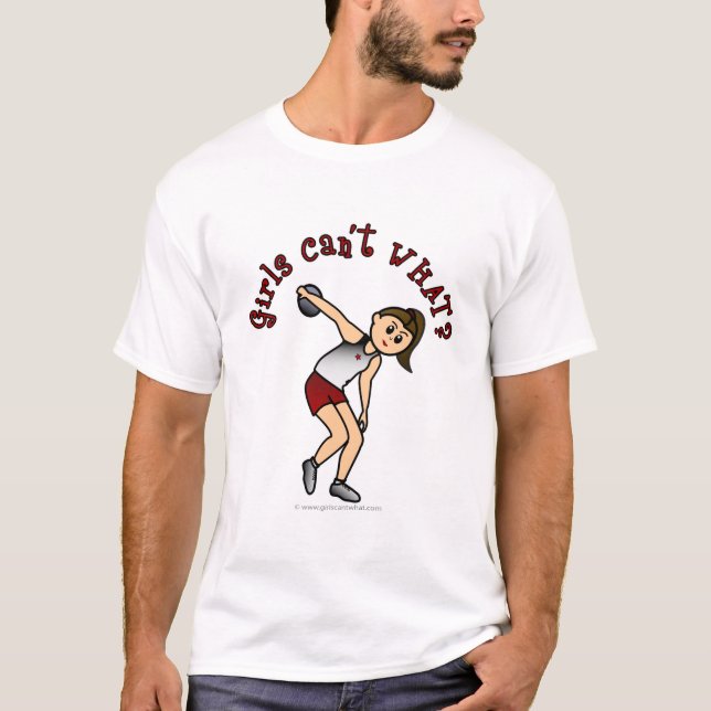 Leichte Womens Discus T-Shirt (Vorderseite)