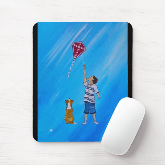 Leichter-als-Luft-Malerei von Alfred Fox Mousepad (Mit Mouse)