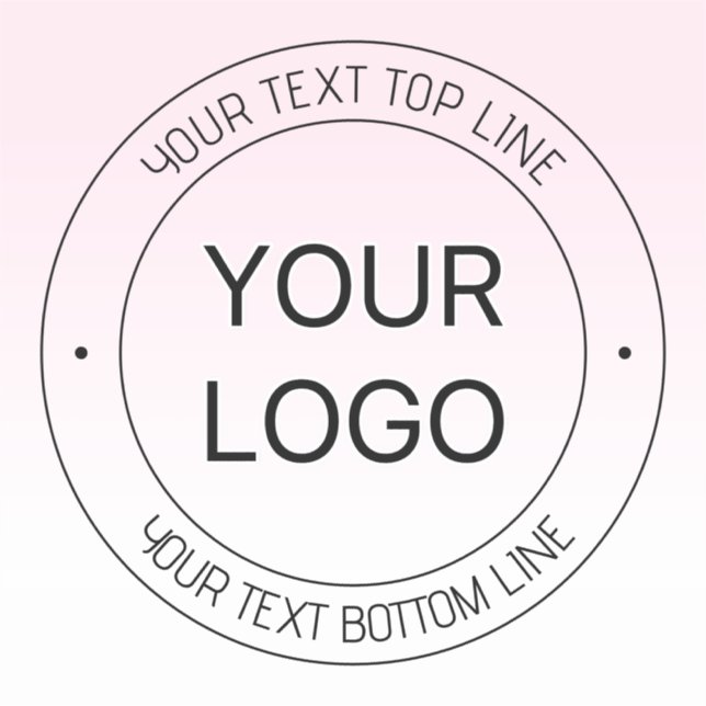 Leichter Austausch von Logos und bearbeitbarer Tex Aufkleber (Vorderseite)