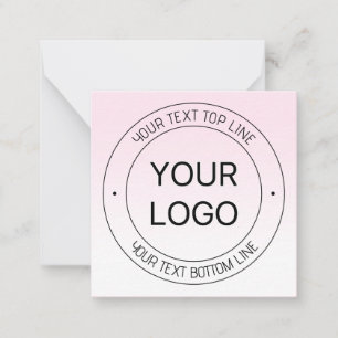 Leichter Austausch von Logos und bearbeitbarer Tex Mitteilungskarte