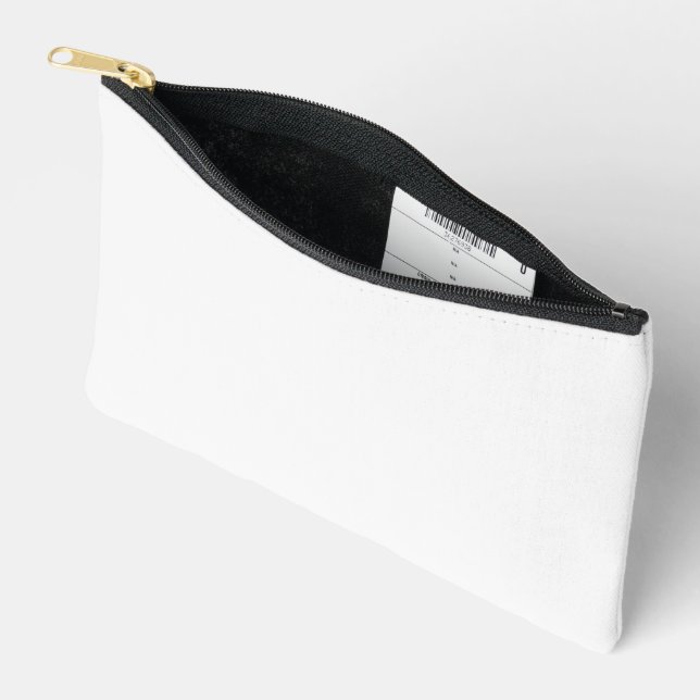 Leichter, hellgrauer Pouch zum Speichern von Tinte Zubehörtasche (Offen)
