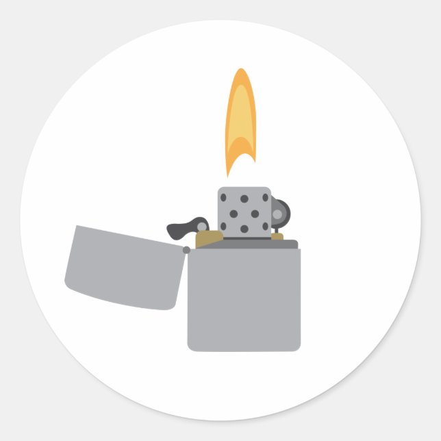 leichter runder aufkleber (Vorderseite)