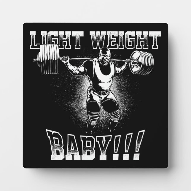 Leichtes Baby! (Ronnie Coleman) Bodybuilding Fotoplatte (Vorderseite)