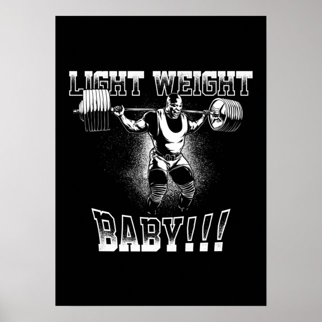 Leichtes Baby! (Ronnie Coleman) Bodybuilding Poster (Vorne)