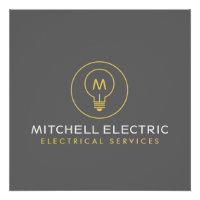 LEICHTES BULB-MONOGRAMM-LOGO für ELEKTRIZITÄTEN