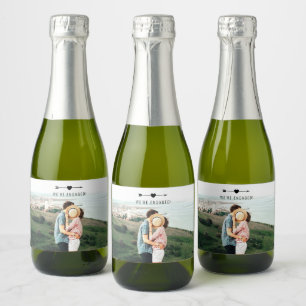Leichtes Foto Verlobung Mini funkelndes Weinla
