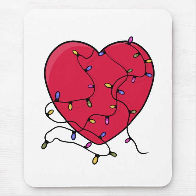 Leichtes Herz Mousepad (Vorne)