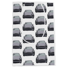 Leichtgrau-Elektrofahrzeug SUV-Fahrzeug Mittlere Geschenktüte