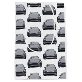 Leichtgrau-Elektrofahrzeug SUV-Fahrzeug Mittlere Geschenktüte