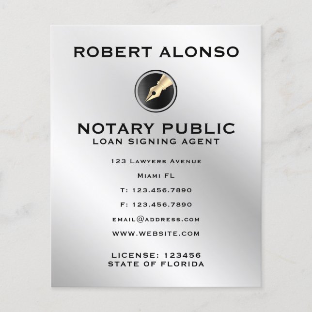 Leichtmetallene Imitate mit Logo Flyer (Vorne)