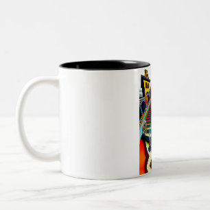 Leid ohne Narr Zweifarbige Tasse