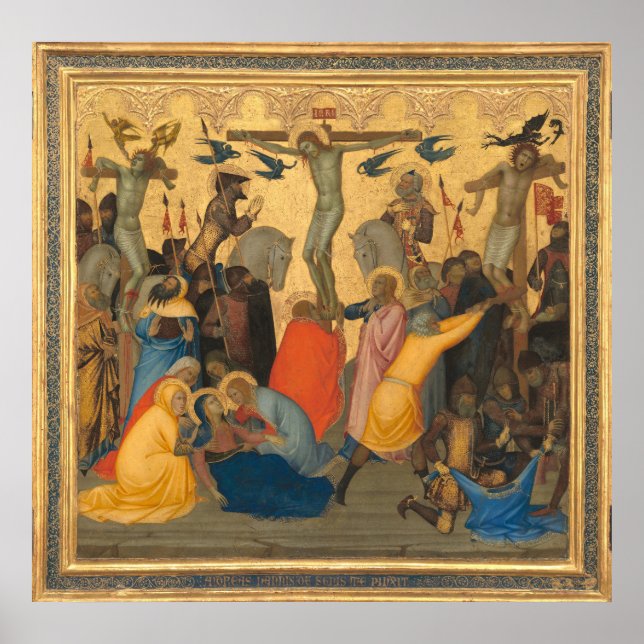 Leidenschaft Christi - Andrea Vanni Kunstposter Poster (Vorne)