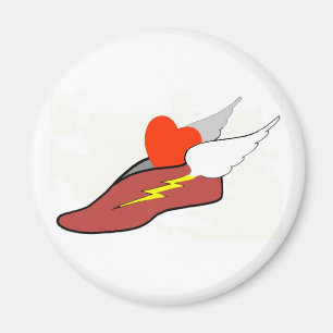 Leidenschaft für das Laufen Magnet