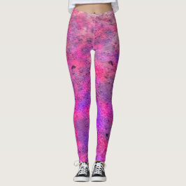 Leidenschaft für rosa Muster Leggings