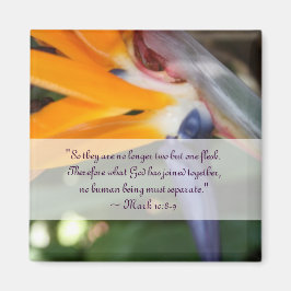 Leidenschaft im Paradies Christliche Gastgeschenk  Magnet