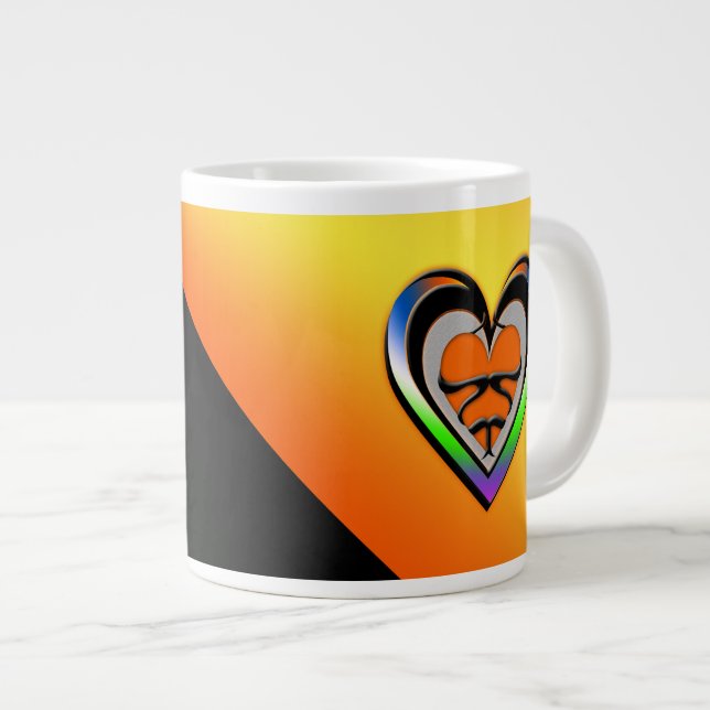 Leidenschaft Jumbo-Tasse (Vorderseite Rechts)