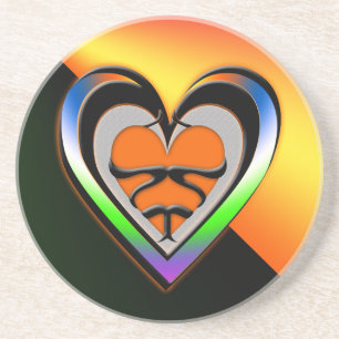 Leidenschaft Sandstein Untersetzer