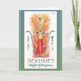 Leidenschaftliche Sekhmet Karte