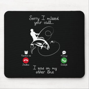 Leider habe ich deinen Anruf verpasst, den ich auf Mousepad