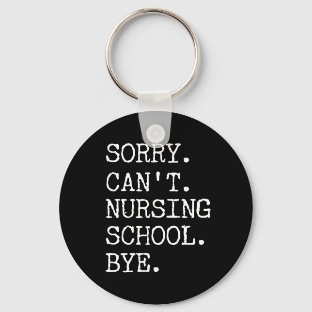 Leider kann die Krankenschule nicht durch die Kind Schlüsselanhänger (Vorderseite)