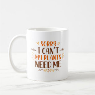 Leider kann ich meine Pflanze nicht brauchen Kaffeetasse