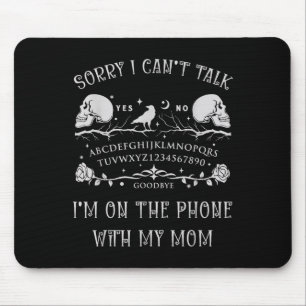 Leider kann ich nicht sprechen, ich bin am Telefon Mousepad