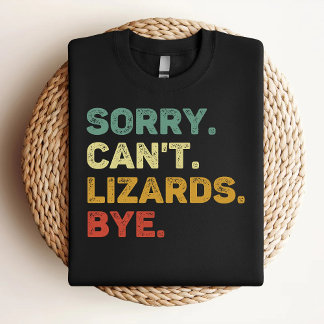 Leider können Lizards nicht von Retro Lizard Lover T-Shirt